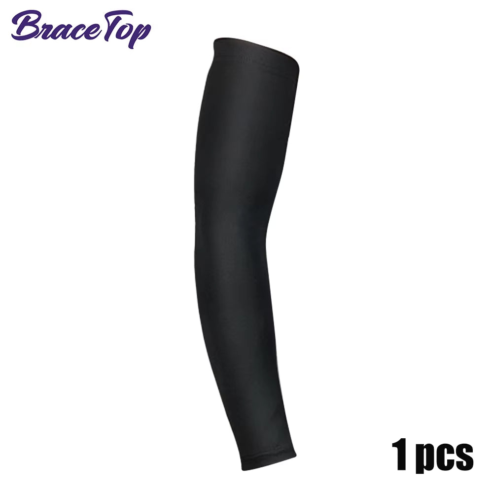 1 PC Sports Cooling Arm Sleeves for Men Women, Outdoor UV Protection Sleeves for Basketball Football Volleyball Cycling
