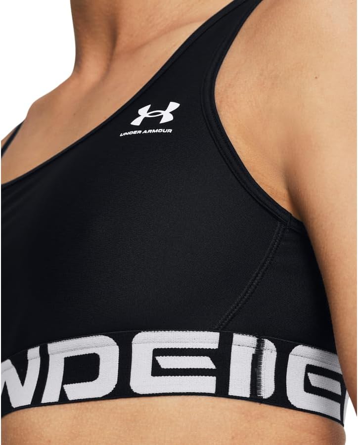 UA HG Mid Branded Bra Reggiseno Sportivo, Opaque Donna