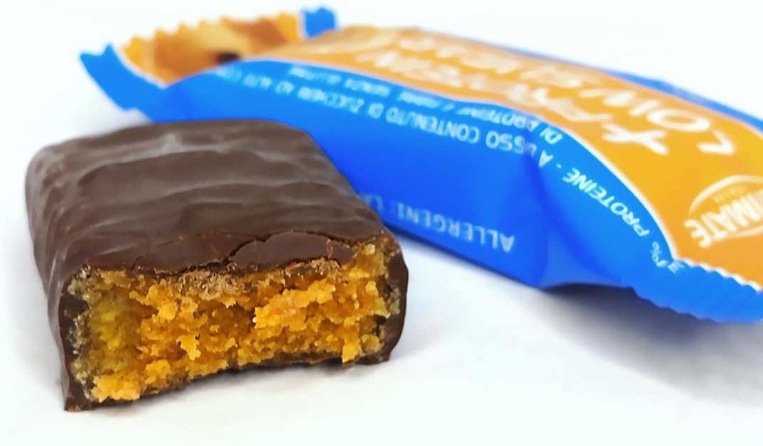 - Barretta Low Sugar Proteica Al 33% - Gusto Biscotto - 7X20G - Senza Zuccheri, Poche Calorie, Senza Glutine