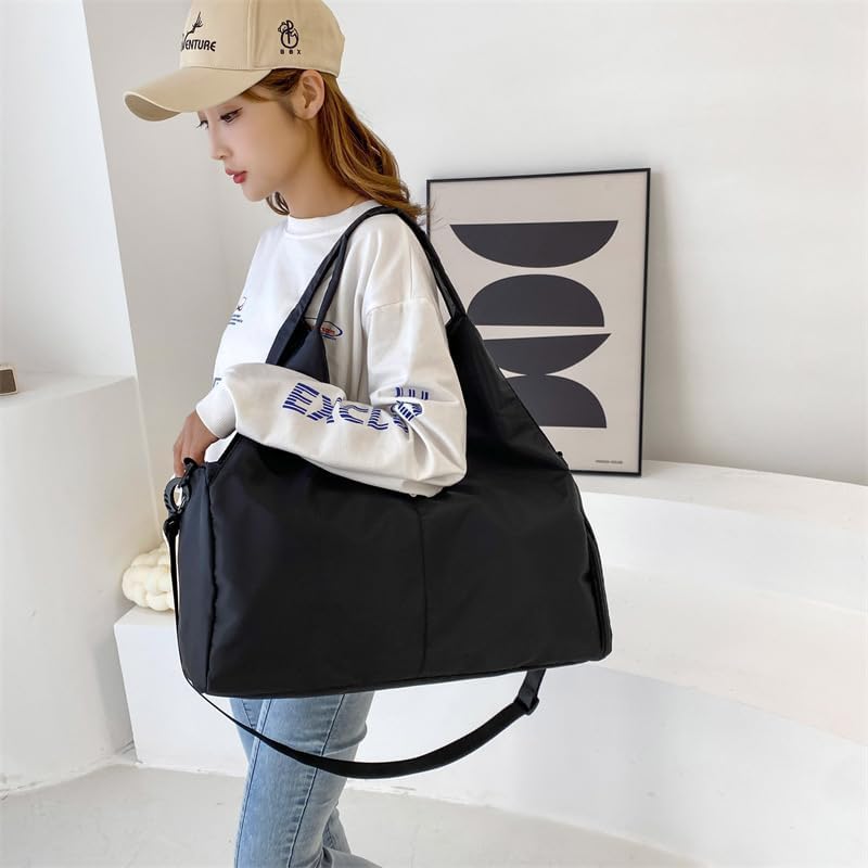 Borsone Palestra, Borsone Da Viaggio, Borsa Da Palestra per Yoga Pilates, Borsone Palestra Sportiva Impermeabile, Con Scomparto Scarpe, Grande Capacità Borsa Da Viaggio per Sport/Viaggi