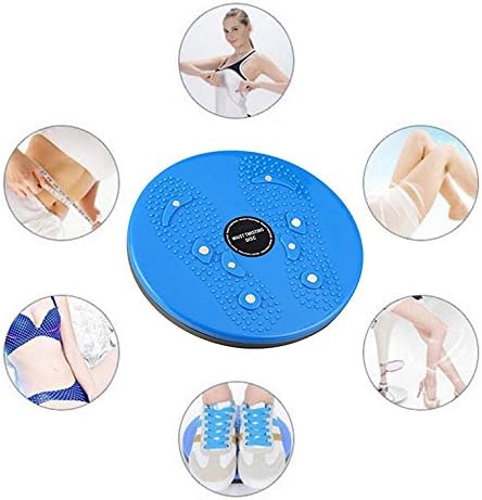 Balance Board Esercizio Attrezzature, per Gli Esercizi Di Torsione Di Vita E Fianchi, per Il Fitness E L'Allenamento(Blu)