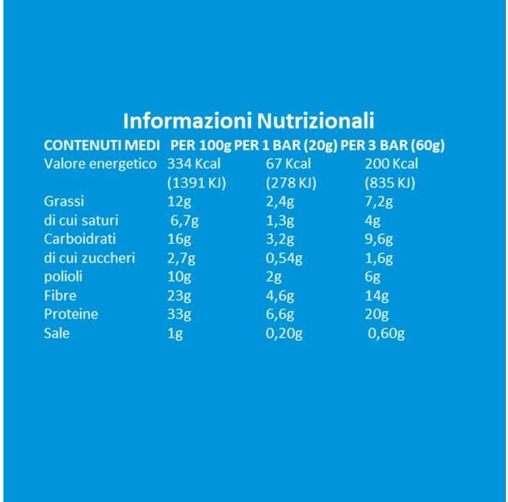 - Barretta Low Sugar Proteica Al 33% - Gusto Biscotto - 7X20G - Senza Zuccheri, Poche Calorie, Senza Glutine