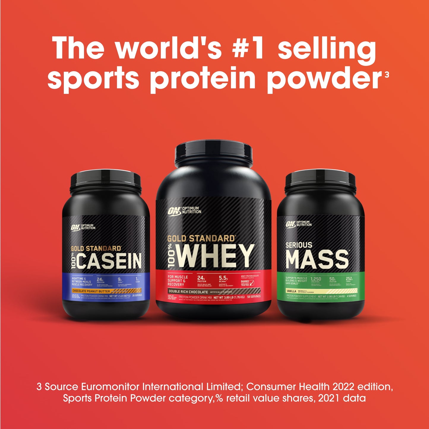 Serious Mass, Chocolate, Weight Gainer Protein Powder, Mass Gainer, 3 Lb