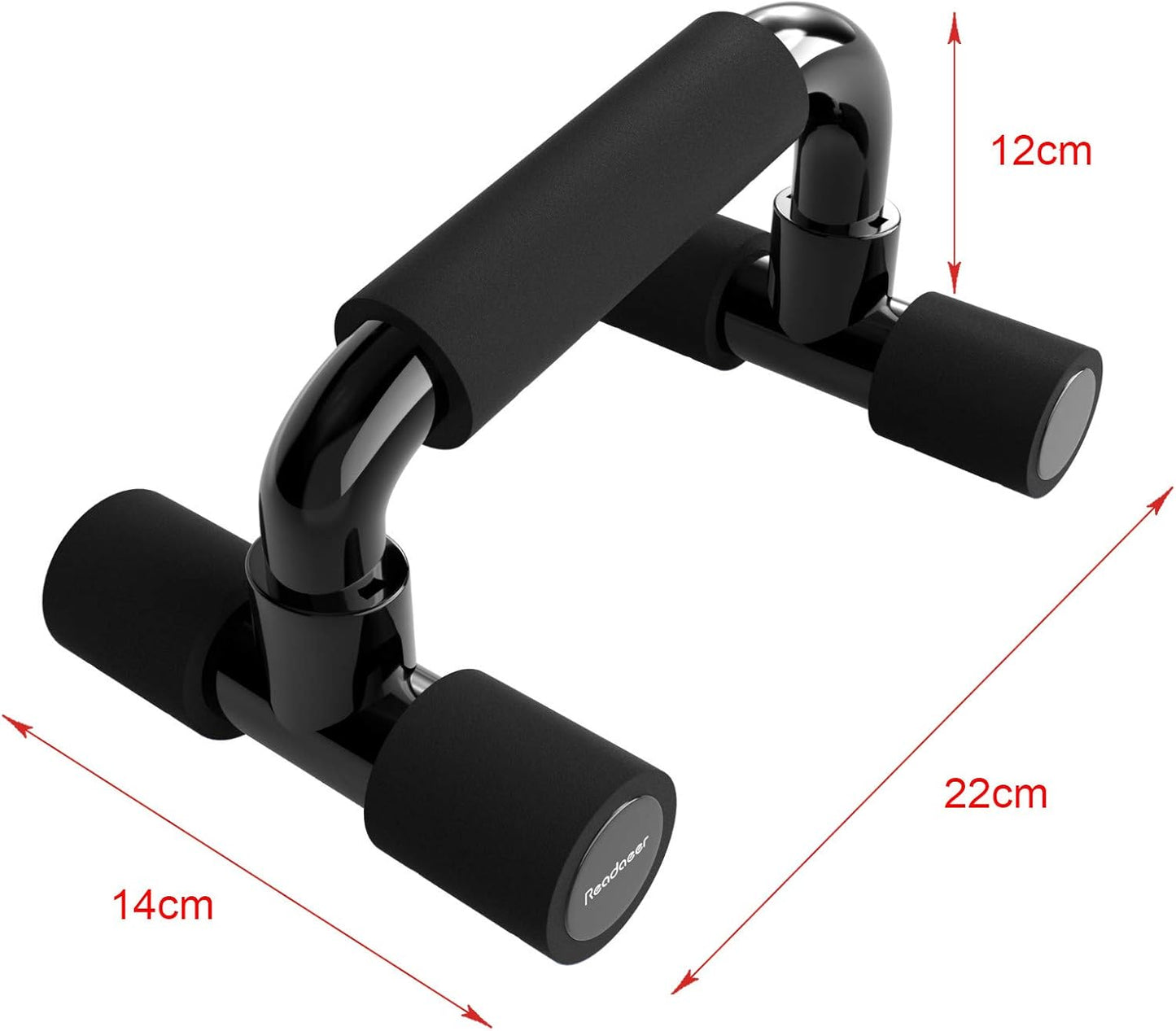 Push up Maniglie, Attrezzature per Fitness per La Casa Di Ginnastica, Push-Up Bars Stand, Flessione Delle Braccia, Unisex, Confezione Da 2.