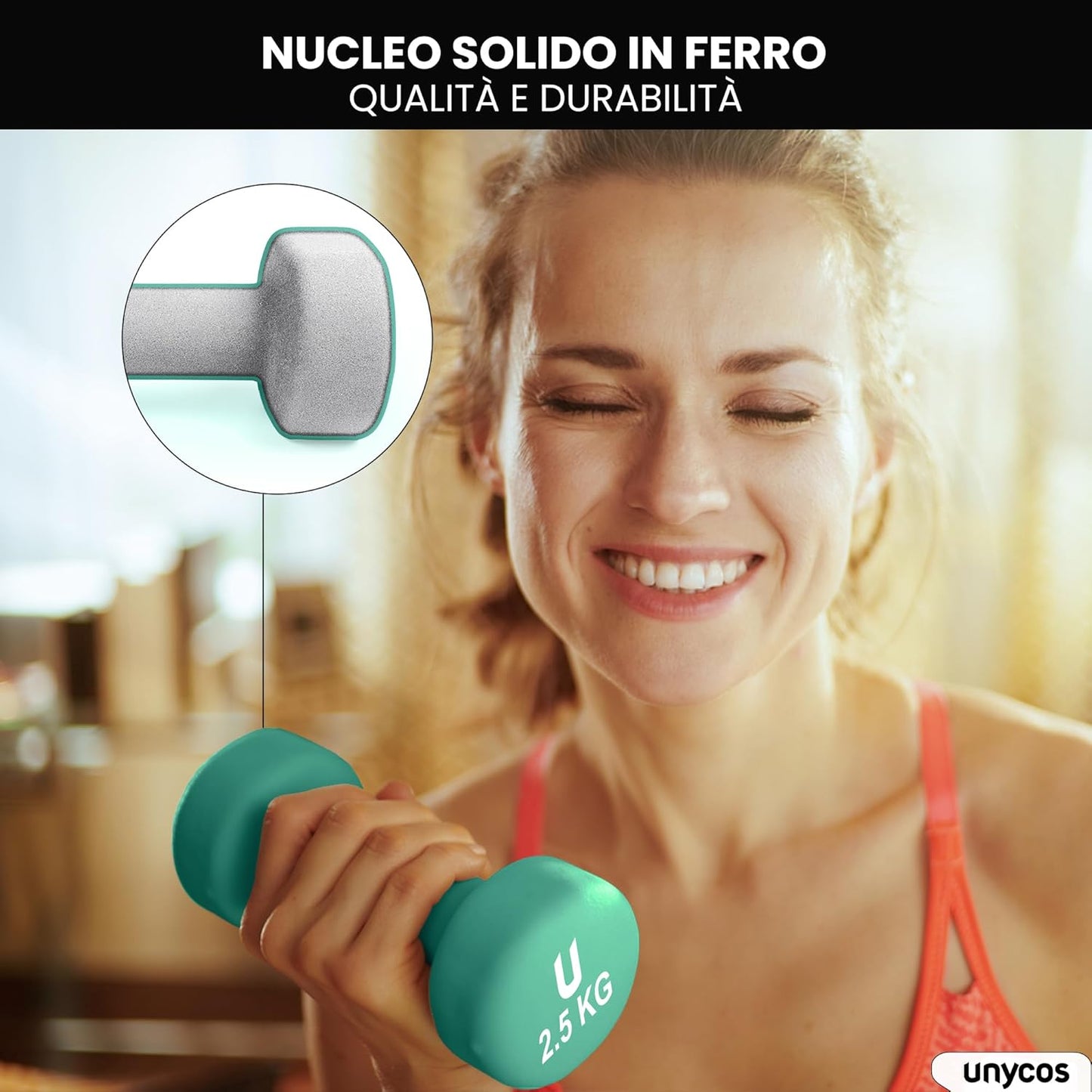 - Coppia Di Manubri【Ghisa/Neoprene】Esagonale Da 1-10 Kg, Set Di Pesi Antiscivolo per Uomini/Donne, Palestra in Casa, Fitness, Allenamento Della Forza, Include E-Book Con 30 Esercizi