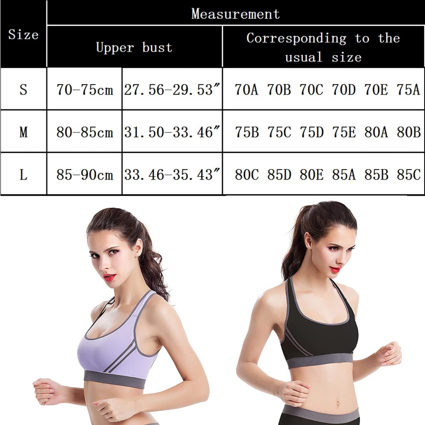 Reggiseni Sportivi Senza Ferretto Reggiseni Sportivi Donna Push up Comfort Con Imbottiture Rimovibili Reggiseno Yoga Reggiseno Sportivi per Allenamento Running Boxing