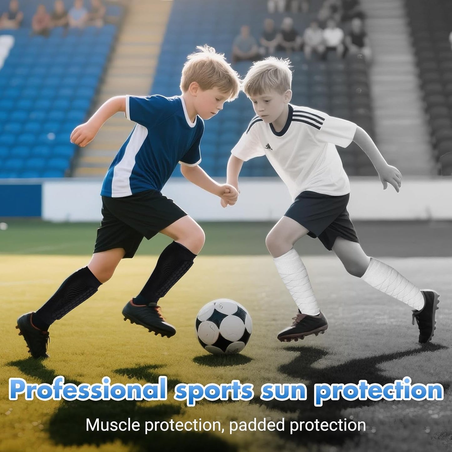 Parastinchi Calcio Bambino, 1 Paio Parastinchi Da Calcio, Mini Parastinchi Calcio per Uomini, Donne, Bambini, Principianti Di Calcio E Atletica Leggera, Traspiranti E Non Slip (Nero)