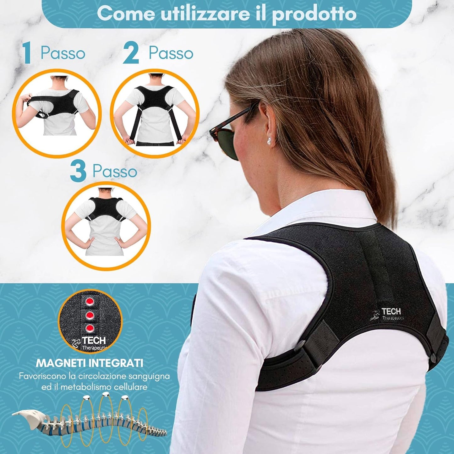 Correttore Posturale Spalle Schiena Dritta