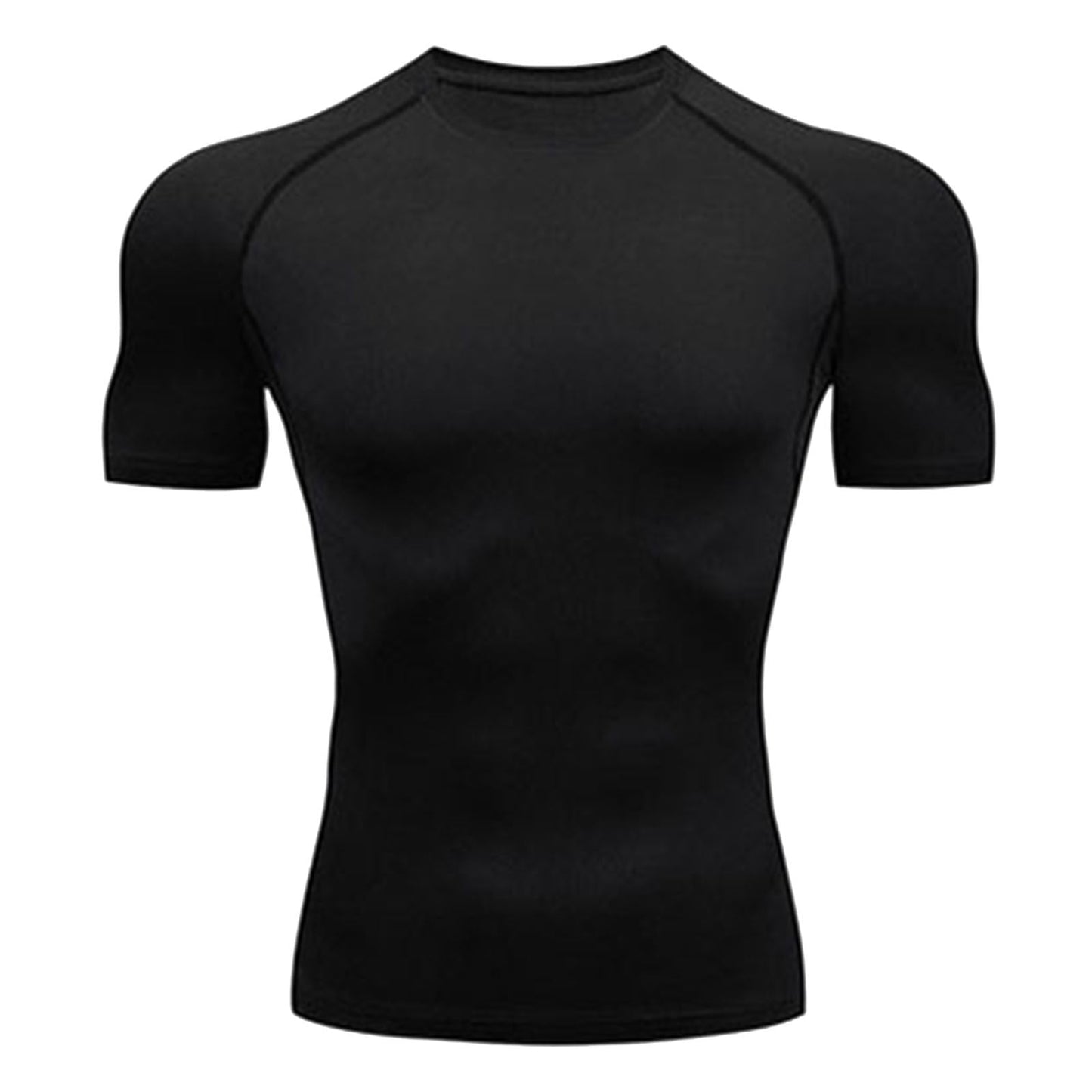 Men'S Sports Fitness Short-Sleeved T-Shirt Tights Outdoor Bottom Quick-Drying Breathable Stretch Running Training Suit