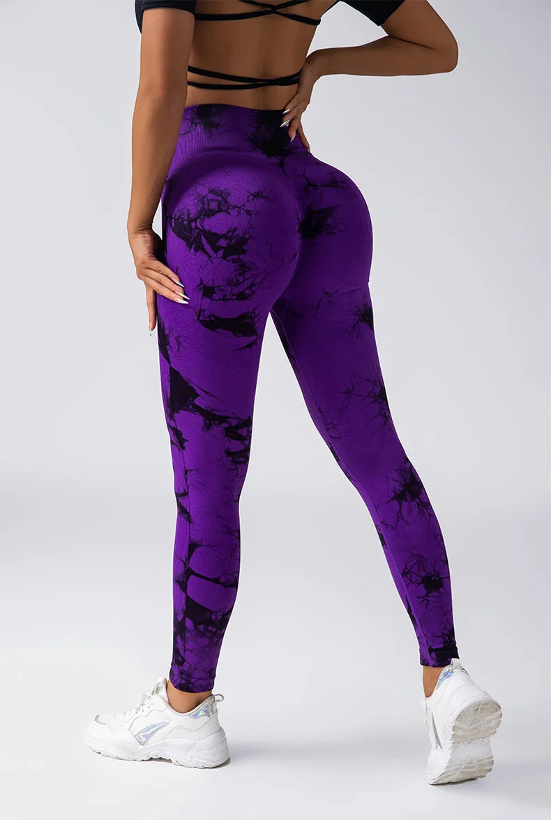 Women High-End Yoga Pants Fitness Leggings High Elastic Sports Pants Push up Tights Running Leggings Breathable Gym Leggings