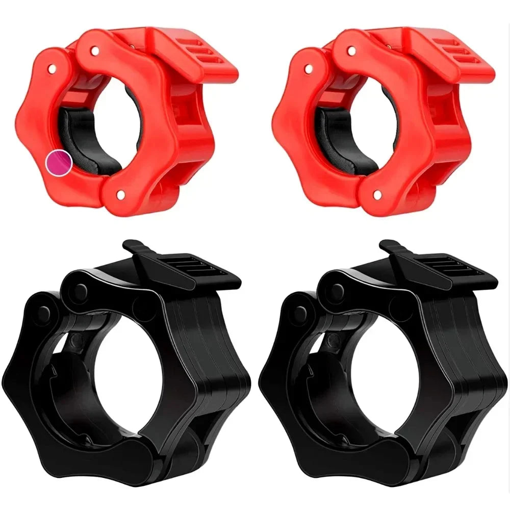 2PCS 25/28/30Mm Quick Release Barbell Clamps Spin Lock Barbell Collars Weight Bar Clips for Weightlifting and Strength Training