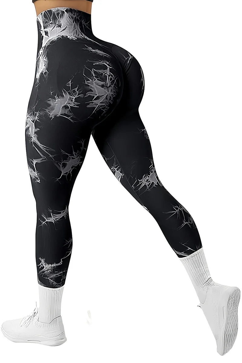 Women High-End Yoga Pants Fitness Leggings High Elastic Sports Pants Push up Tights Running Leggings Breathable Gym Leggings