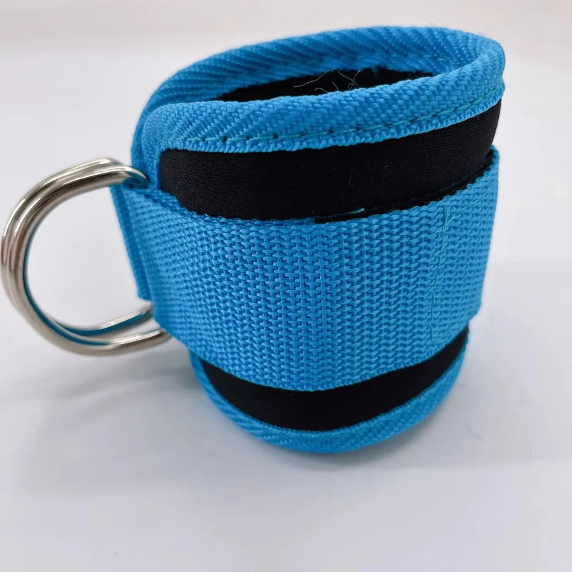 1PC Fitness Gantry Ankle Buckle Training Leg and Hip Training Device Double D Tension Foot Ring Legging Strap Ankle Accessories