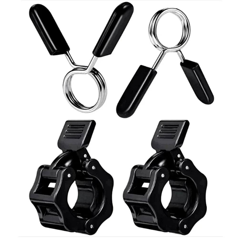 2PCS 25/28/30Mm Quick Release Barbell Clamps Spin Lock Barbell Collars Weight Bar Clips for Weightlifting and Strength Training