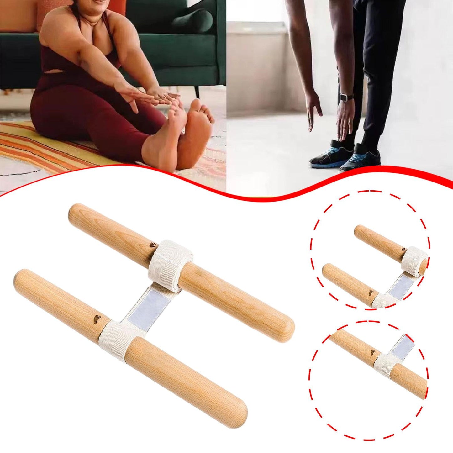 Stretching Strap Workout Equipment Strap for Women Men Home Gym Fitness