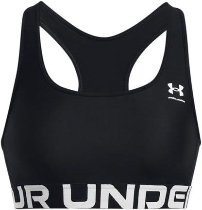 UA HG Mid Branded Bra Reggiseno Sportivo, Opaque Donna