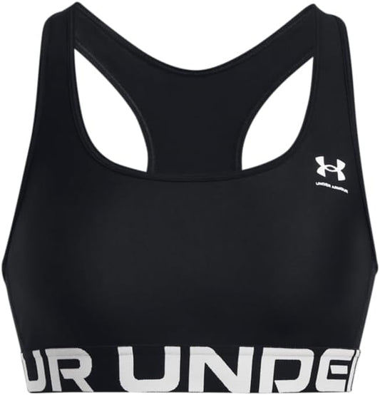 UA HG Mid Branded Bra Reggiseno Sportivo, Opaque Donna