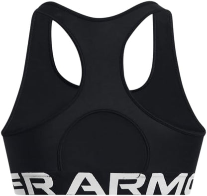 UA HG Mid Branded Bra Reggiseno Sportivo, Opaque Donna