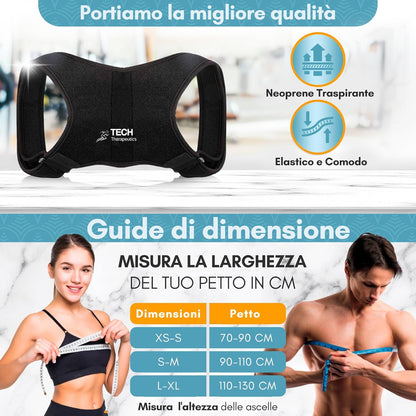 Correttore Posturale Spalle Schiena Dritta