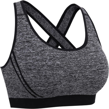 Reggiseni Sportivi Senza Ferretto Reggiseni Sportivi Donna Push up Comfort Con Imbottiture Rimovibili Reggiseno Yoga Reggiseno Sportivi per Allenamento Running Boxing