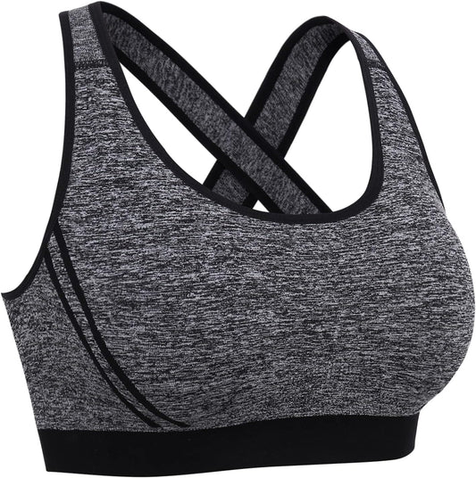 Reggiseni Sportivi Senza Ferretto Reggiseni Sportivi Donna Push up Comfort Con Imbottiture Rimovibili Reggiseno Yoga Reggiseno Sportivi per Allenamento Running Boxing