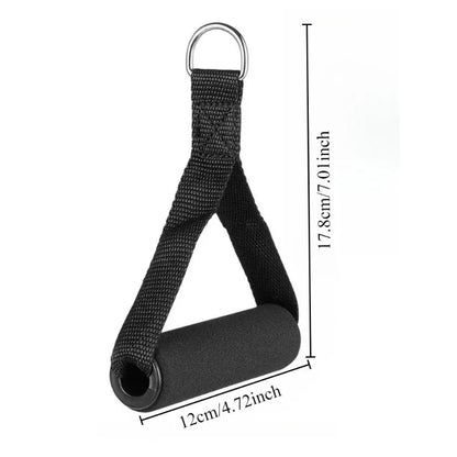 2PC Resistance Bands Sport Strength Training Body Building Equipment Fitness Gym Accessories Elastic Band Handle Expand
