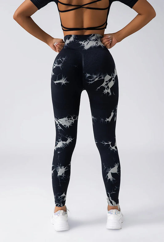Women High-End Yoga Pants Fitness Leggings High Elastic Sports Pants Push up Tights Running Leggings Breathable Gym Leggings