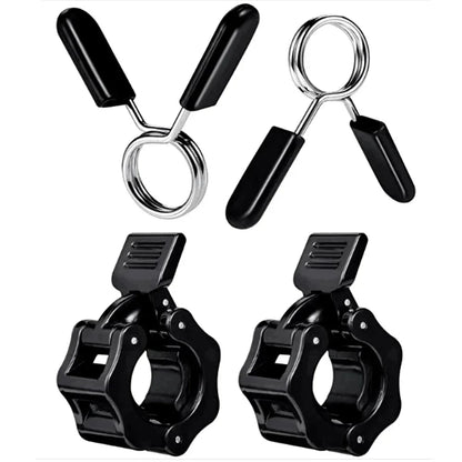 2PCS 25/28/30Mm Quick Release Barbell Clamps Spin Lock Barbell Collars Weight Bar Clips for Weightlifting and Strength Training