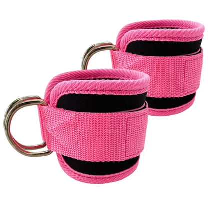 1PC Fitness Gantry Ankle Buckle Training Leg and Hip Training Device Double D Tension Foot Ring Legging Strap Ankle Accessories