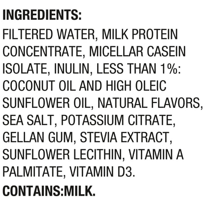 Protein Shake, Shelf Stable, Salted Caramel, 30G Protein, 12 Fl Oz, 4 Count​ Bottles