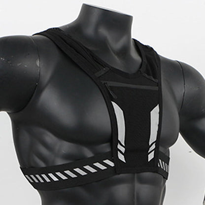Running Vest - Supporto per Telefono Portatile, Supporto per Telefono Cellulare a Spalla Riflettente, Allenamento Traspirante Gilet Da Corsa Riflettente Sport Da Jogging Cintura Regolabile,
